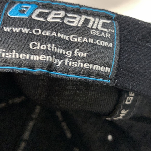 Oceanic gear gray baseball hat cap one size fits all fishing - Picture 9 of 10